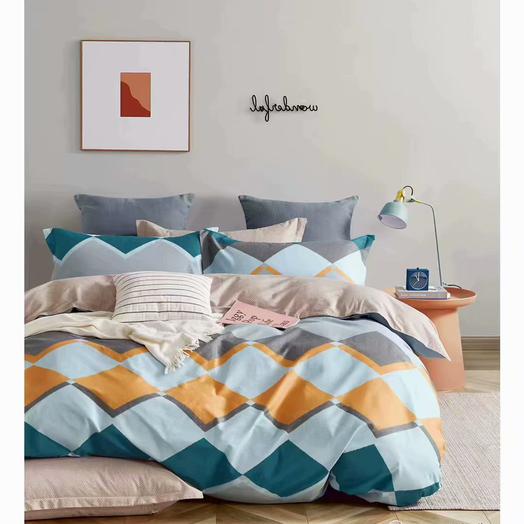 Retail and wholesale of pure cotton printed four-piece sets by Luofan