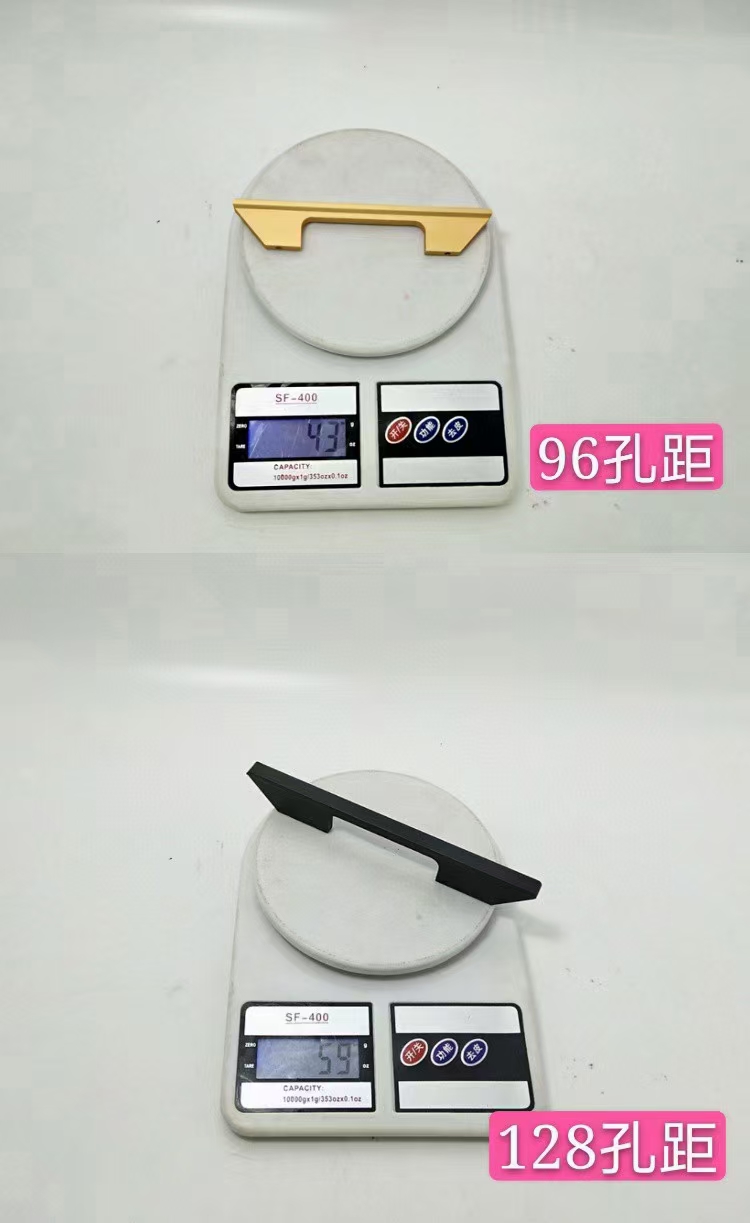 出口拉手铝合金拉手家具专用拉手门窗拉手电镀哑光黑色拉手大衣柜拉手橱柜拉手详情图6