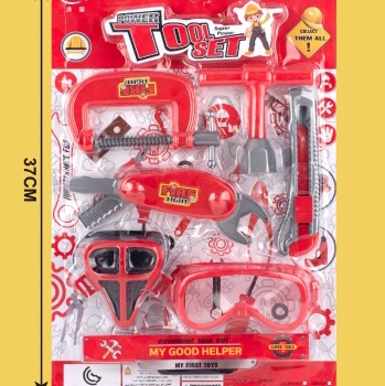 Children's toolbox toy set, boy simulation repair, electric drill, engineering repair box, baby screw tightening