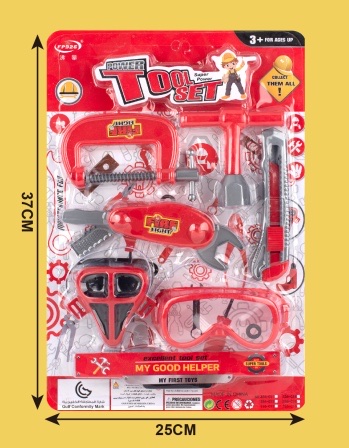 Children's toolbox toy set, boy simulation repair, electric drill, engineering repair box, baby screw tightening details Picture