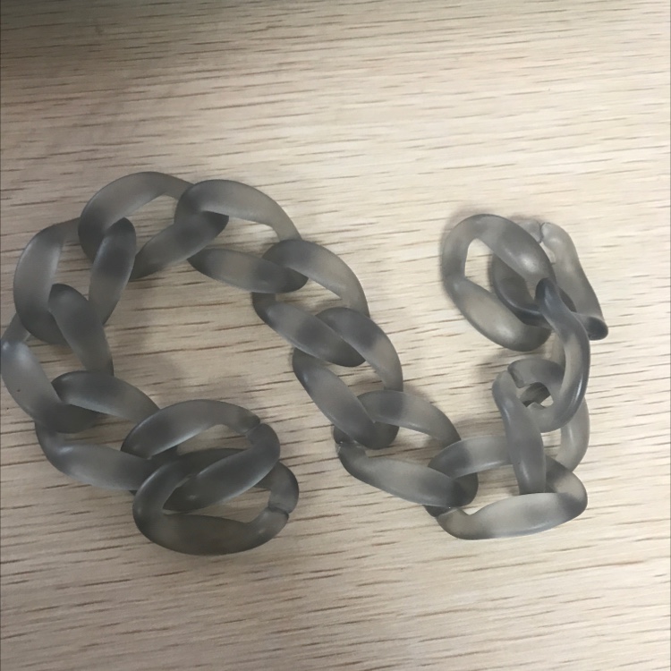 Water Color Translucent Chain One Frosted Texture Advanced Explosive Hot Selling Glasses Chain Specification drawing