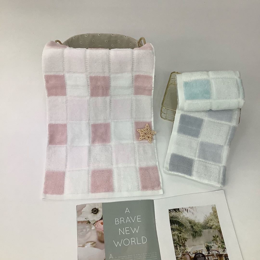 Color block towel details Picture