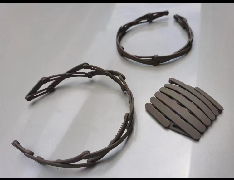 Plastic folding headband for cute girls Item Picture