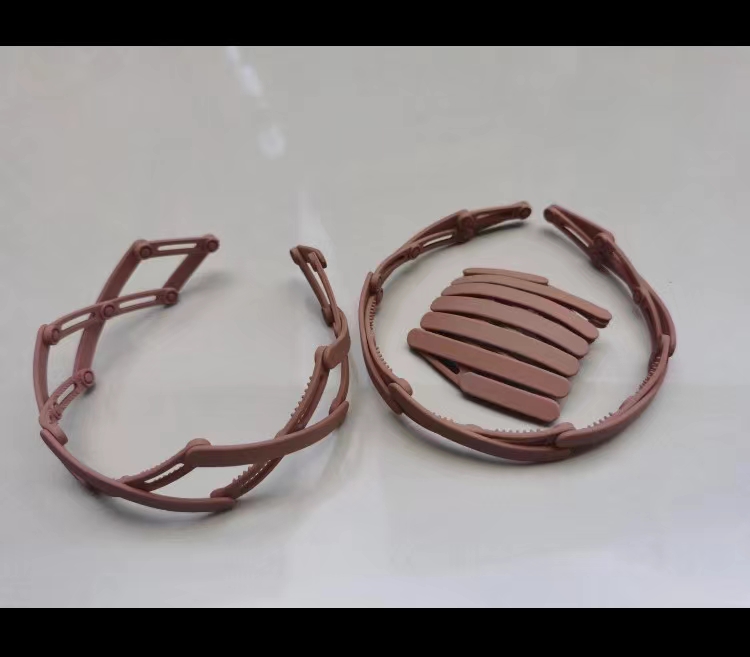 Plastic folding headband for cute girls detail image 3