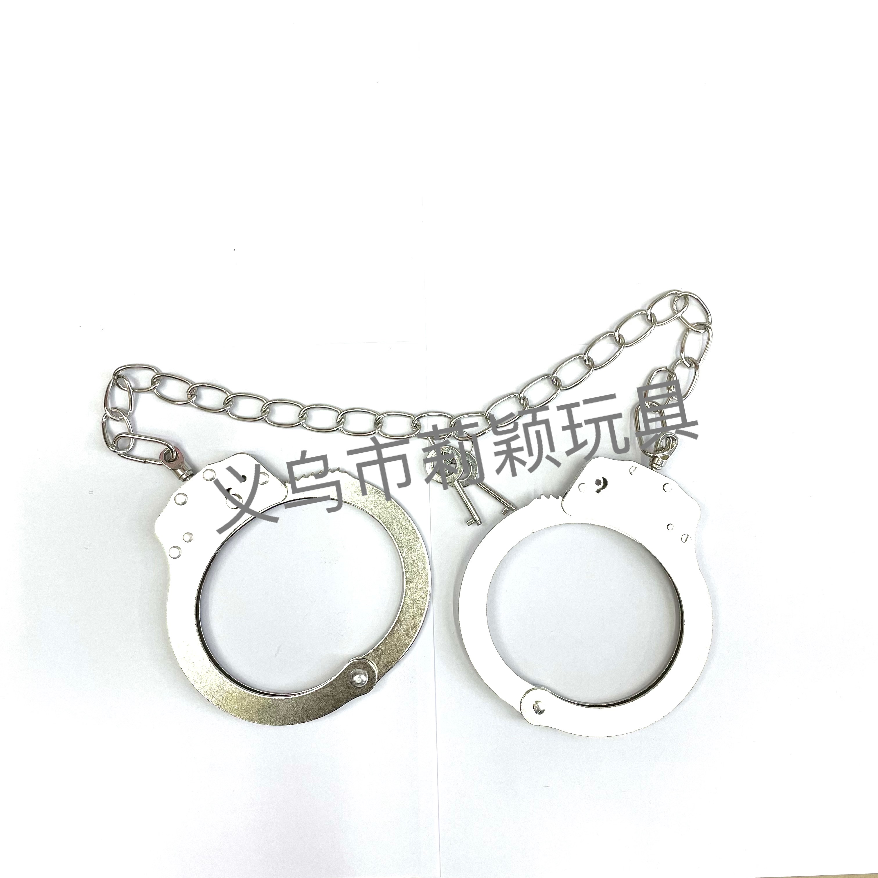 新品情侣金属毛绒脚铐手铐项圈情人节用品颈圈手铐opp毛绒脚铐详情图2