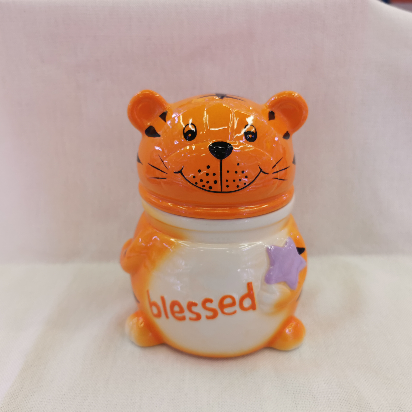 新款陶瓷生肖老虎钱罐