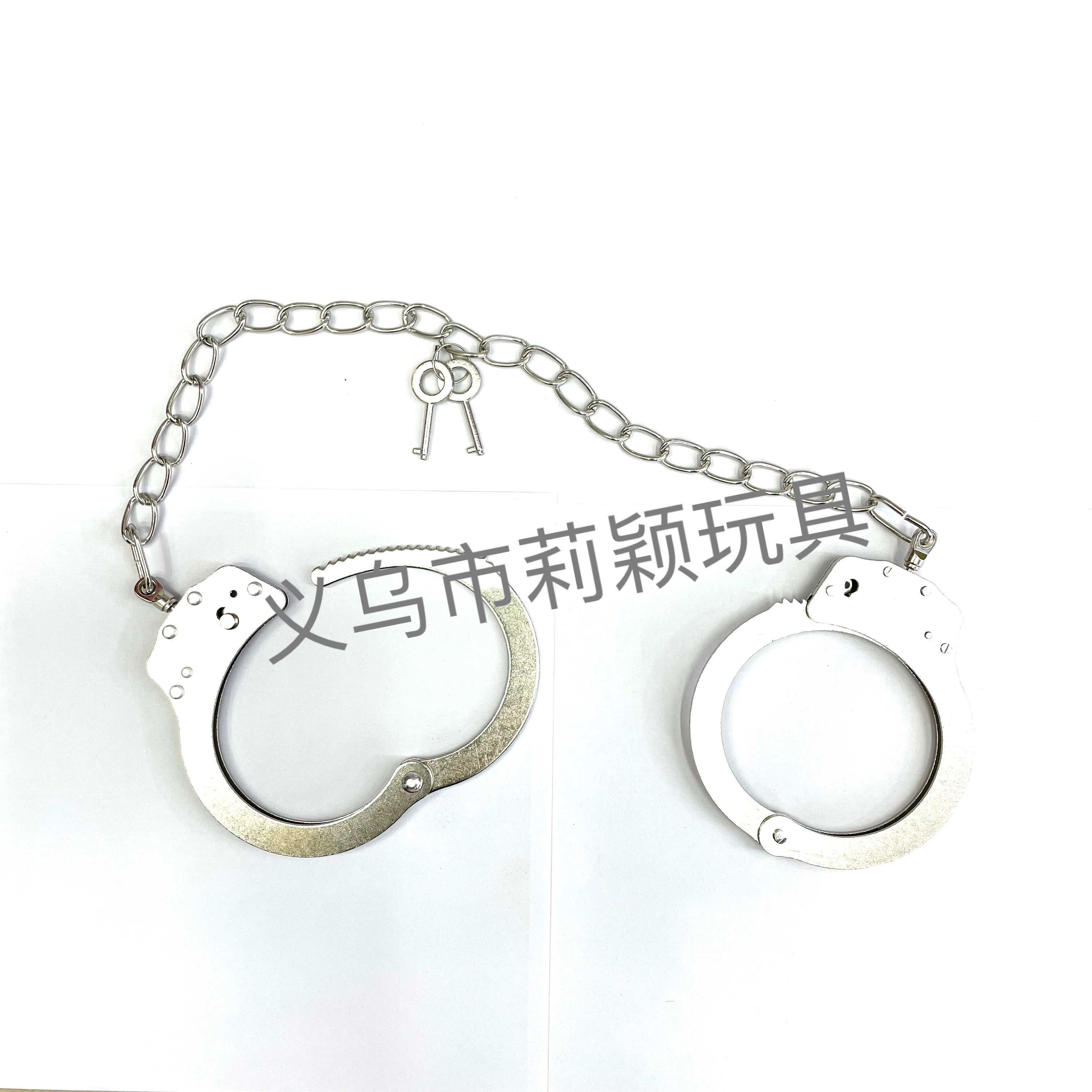 新品情侣金属毛绒脚铐手铐项圈情人节用品颈圈手铐opp毛绒脚铐详情图1