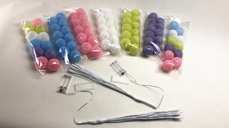 Douyin's same style of popular candy ball flower bouquet packaging, decorative lights, flower wrapping, fresh flower packaging material, 40cm high, 11 balls, 6cm gold details Picture