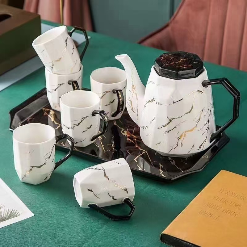 Nuevo ceramic coffee tazas gift set