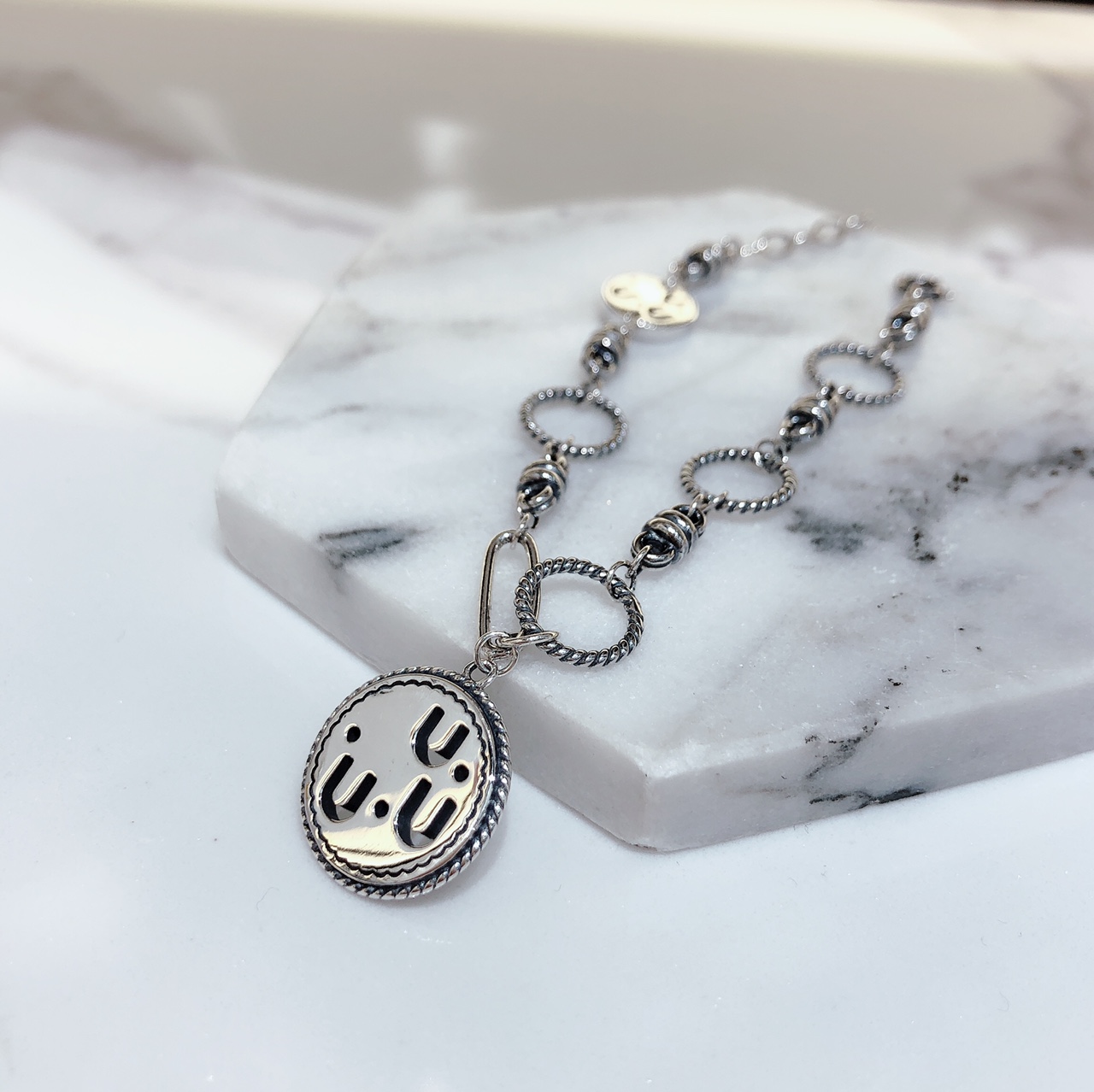 925纯银泰银复古系列手链