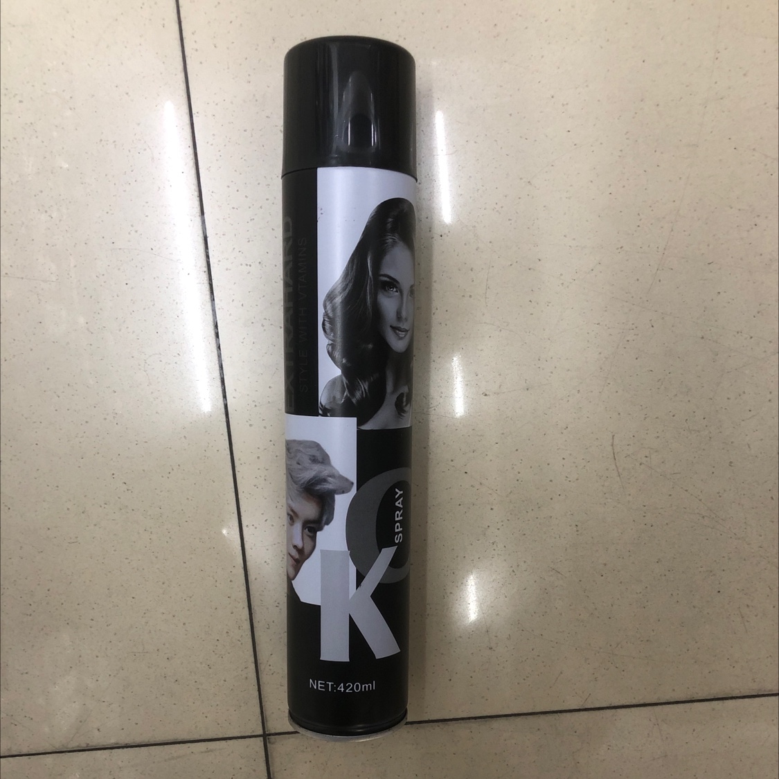 黑瓶发胶 弹力素420ml