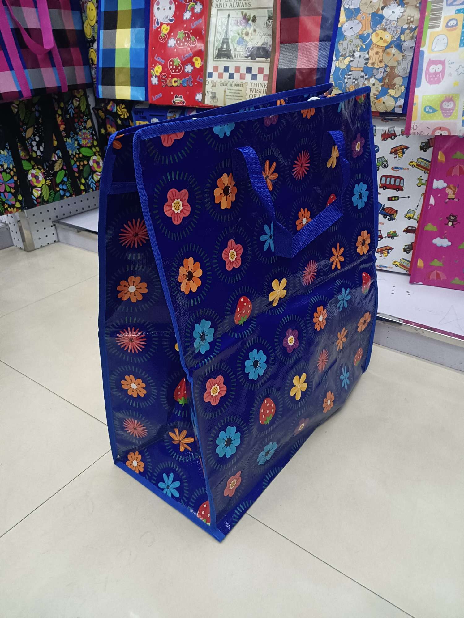 Woven bags, storage bags, luggage bags, moving bags, cartoon bags, eco-friendly bags, cotton quilt bags, plastic bags, pp bags, 55*65*25 details Picture