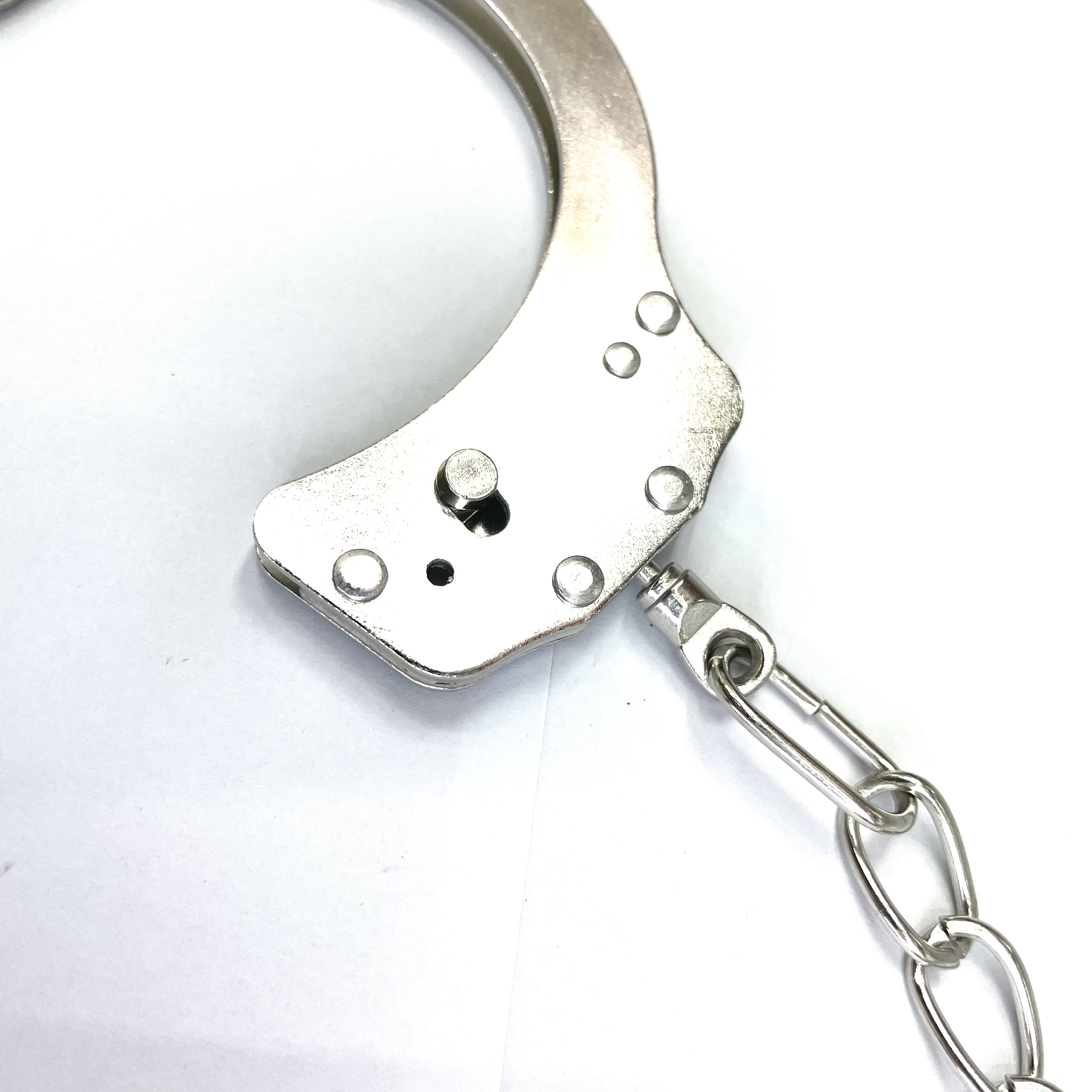 新品情侣金属毛绒脚铐手铐项圈情人节用品颈圈手铐opp毛绒脚铐详情图4