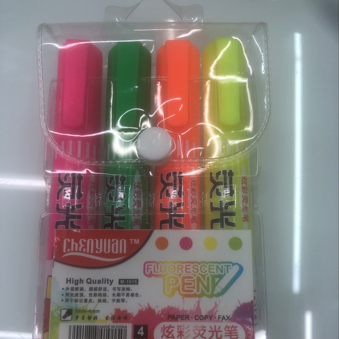 1015-4 bagged highlighters