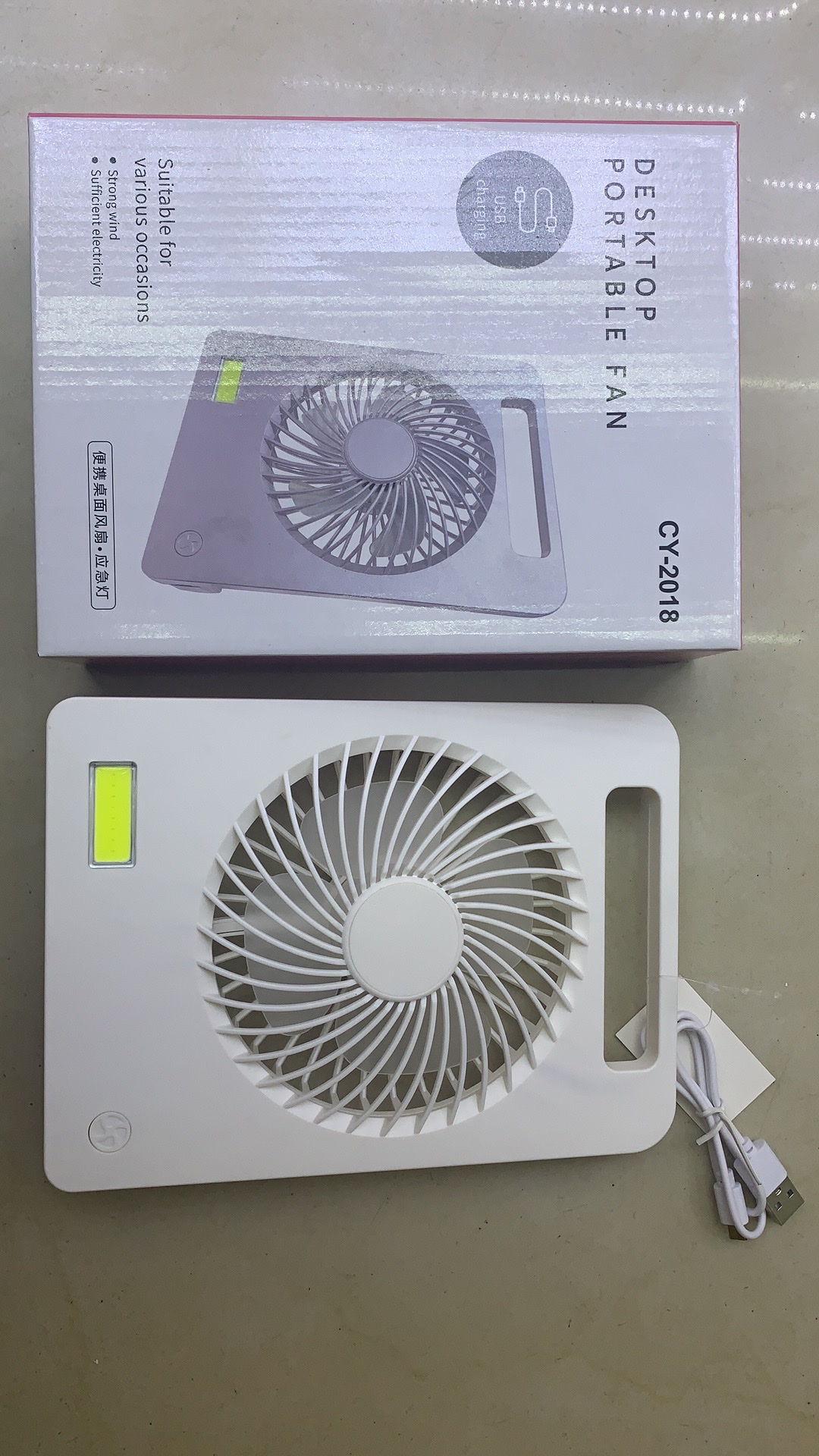 2018 New Electric Fan With Cob Bulb details Picture