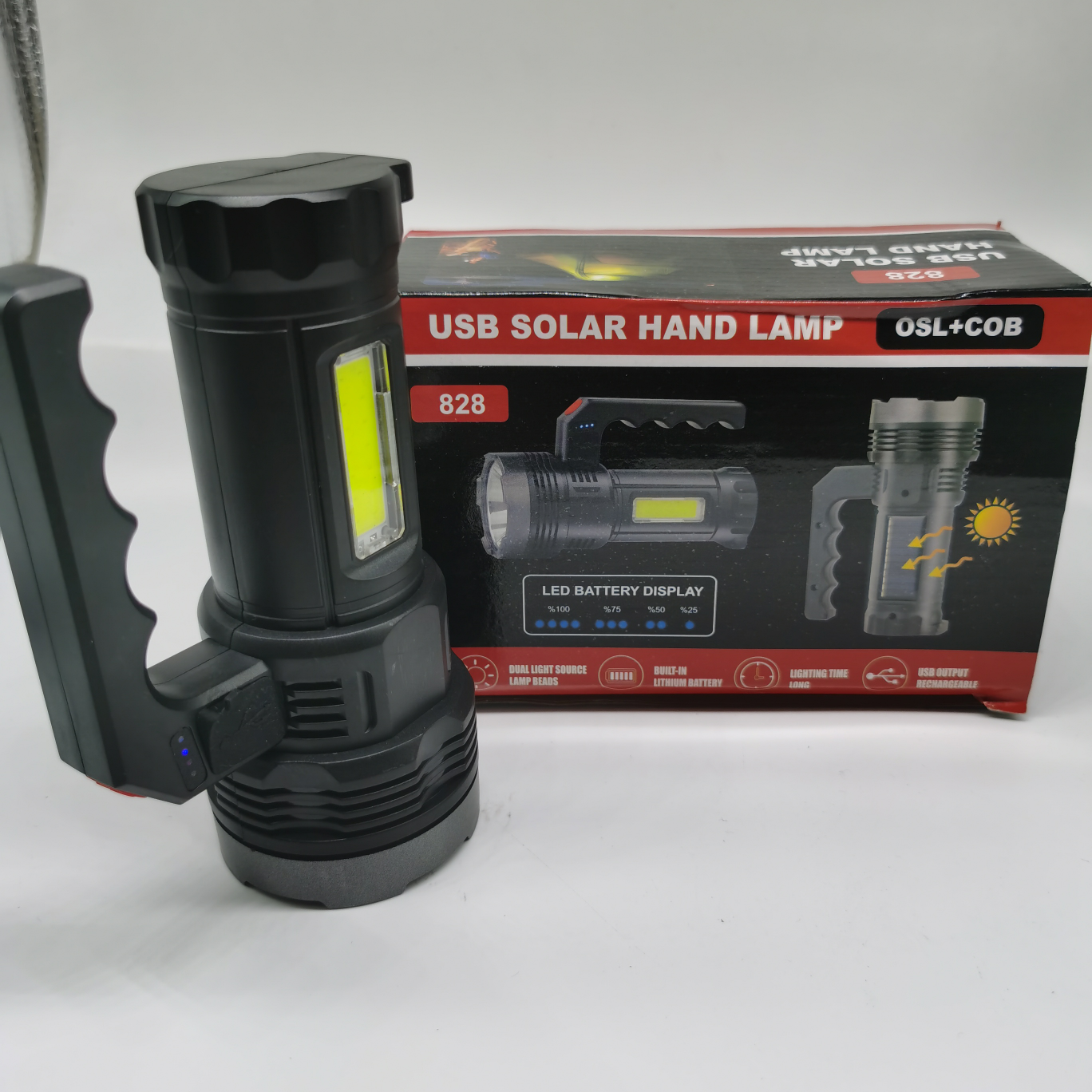 828 Solar High-intensity Portable lamp