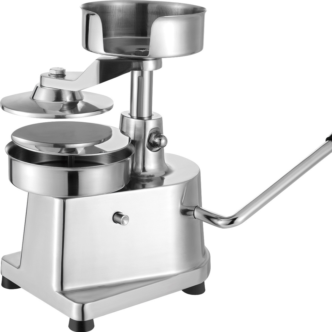 Stainless steel hamburger machine, commercial manual hamburger filling press, stainless steel hamburger Patty press type 150