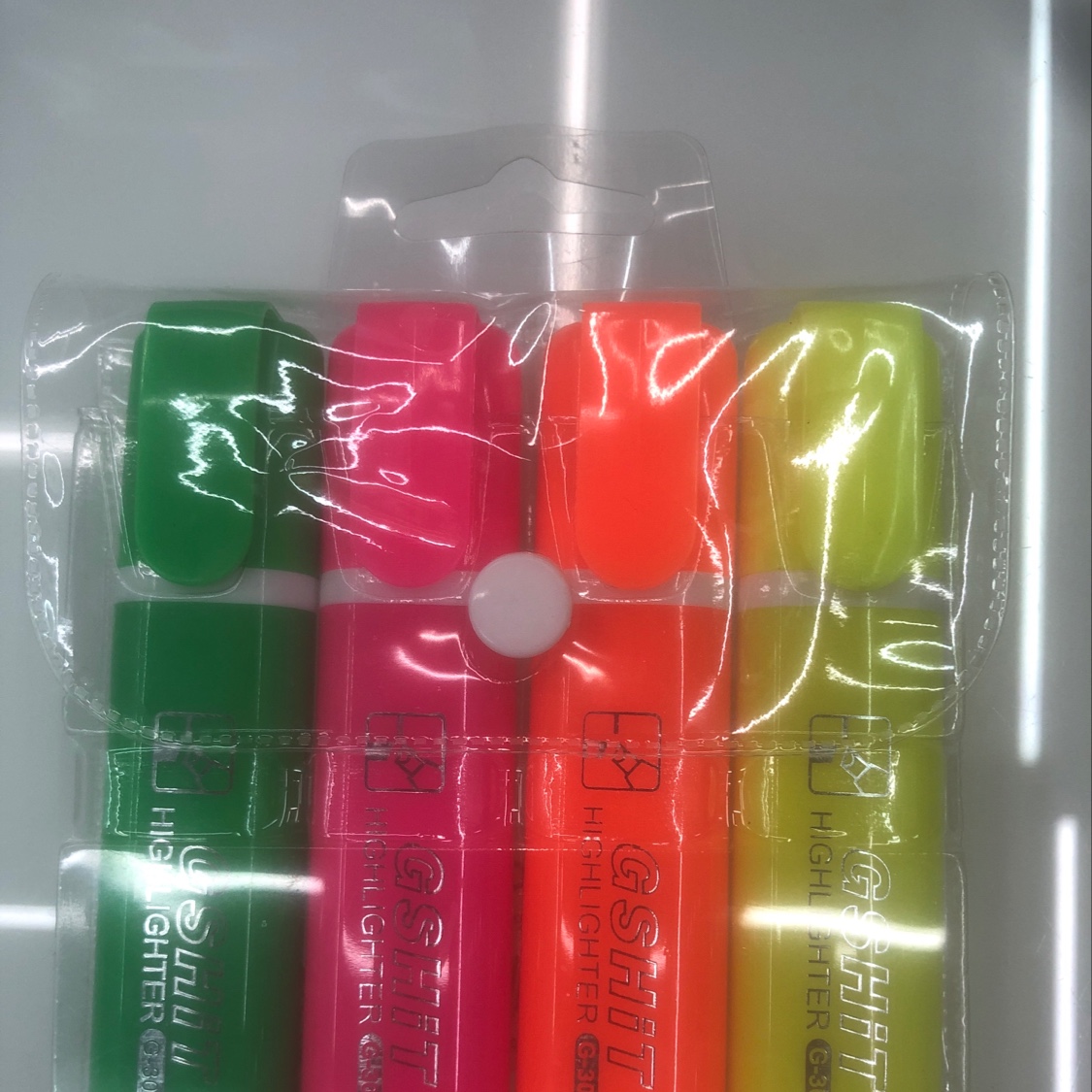 300-4PVC bag color rod highlighter