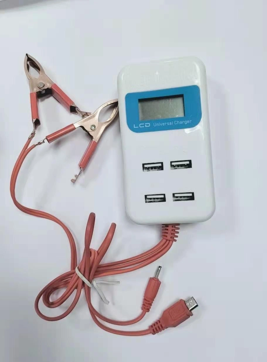 جهاز شحن سريع لهاتف محمول محمول 4USB مع شاشة عرض detail image 2