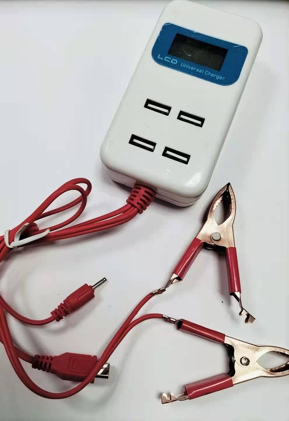 جهاز شحن سريع لهاتف محمول محمول 4USB مع شاشة عرض detail image 1
