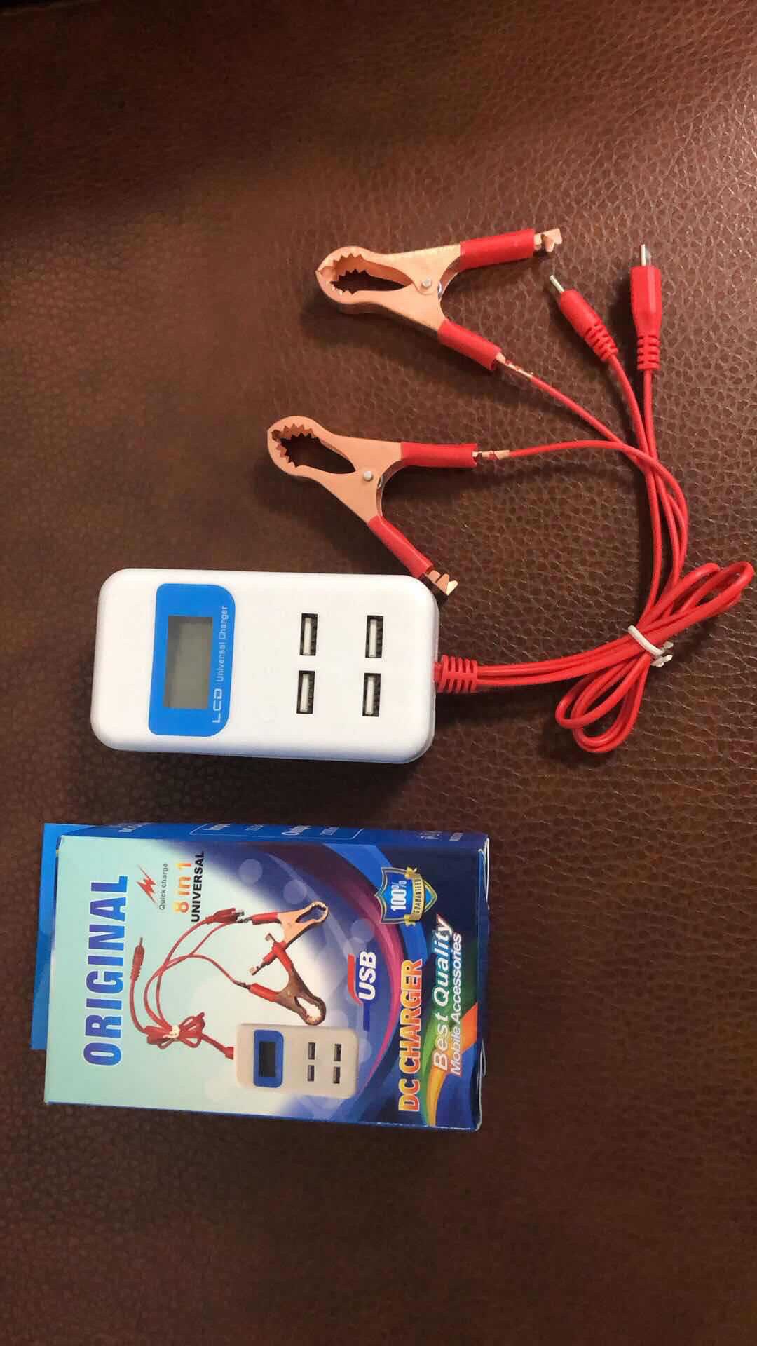 جهاز شحن سريع لهاتف محمول محمول 4USB مع شاشة عرض Application Scenario