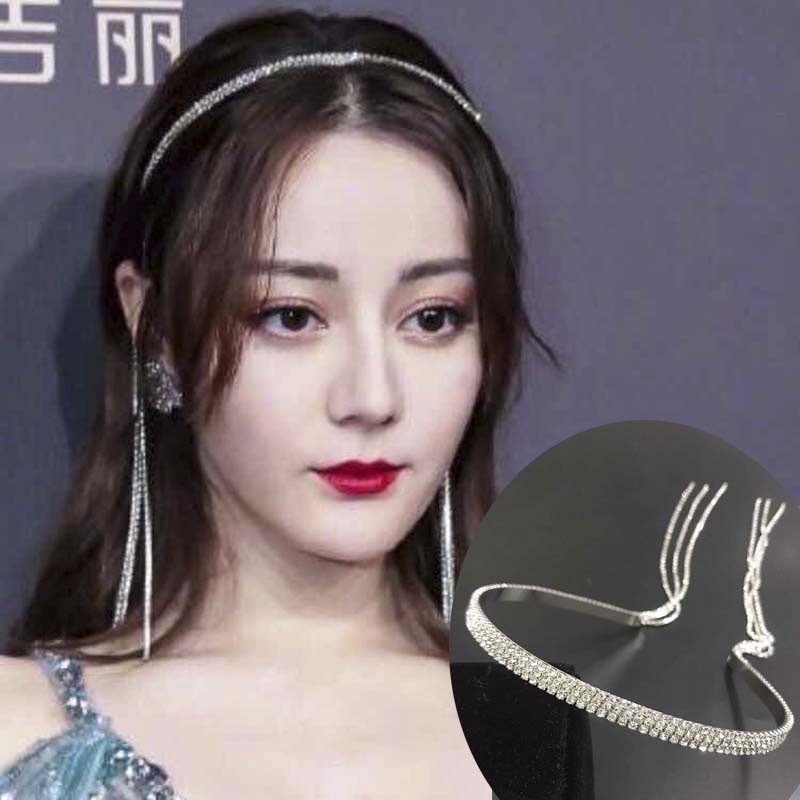 Korean version of the cute girl side clip, side clip, sea clip, hair clip and rhinestone headband detail image 2