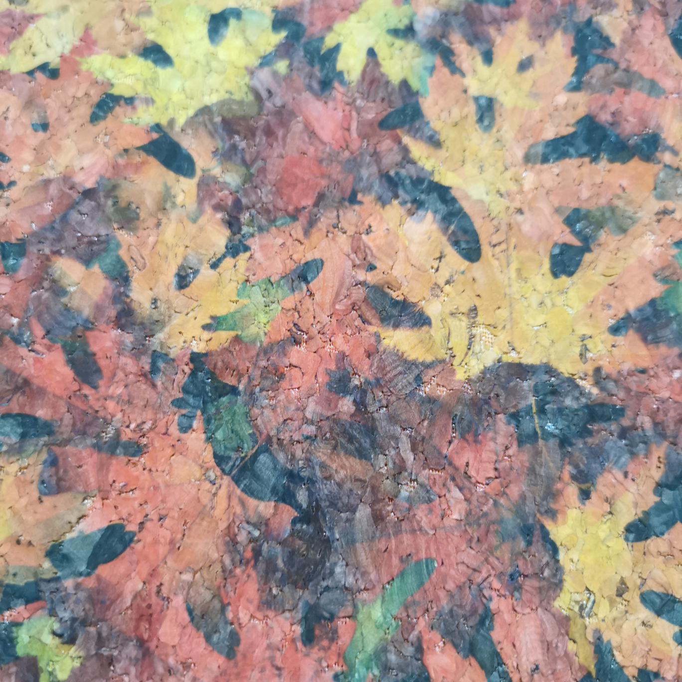 Natural and eco-friendly cork printing 4 factory direct sales leather