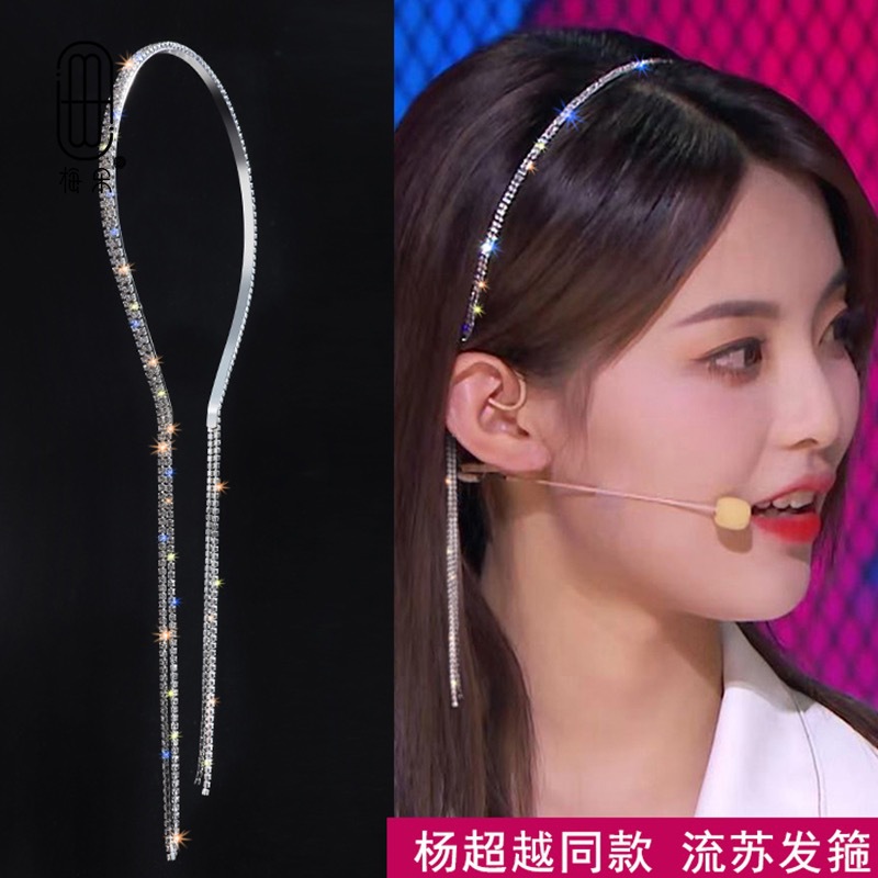 Korean version of the cute girl side clip, side clip, sea clip, hair clip and rhinestone headband details Picture