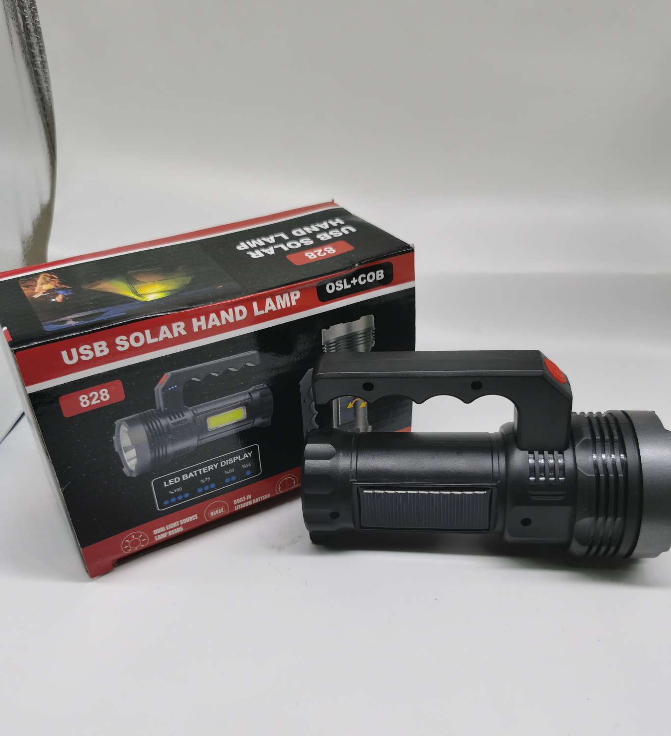 828 Solar High-intensity Portable lamp details Picture