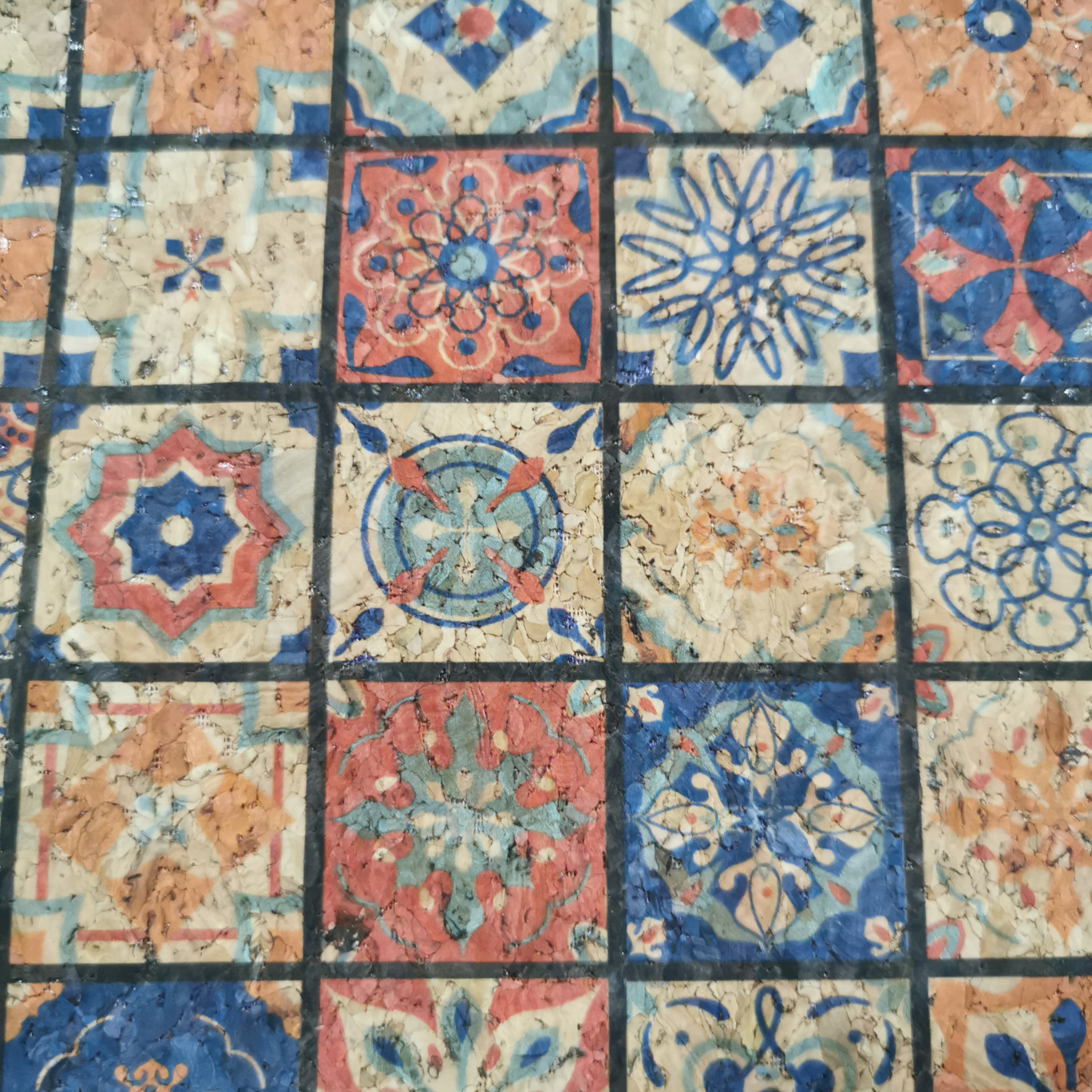 天然环保软木印花2