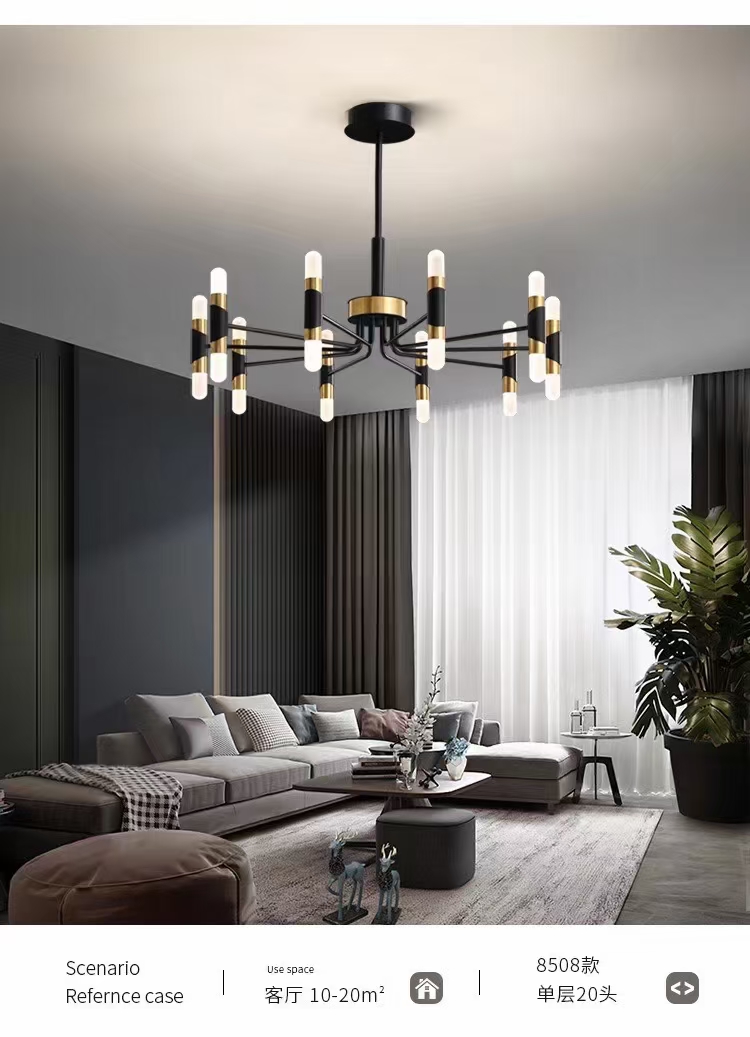 LED acrylic living and dining room light Specification image