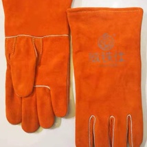 厂家直销品质优良电焊牛皮手套。