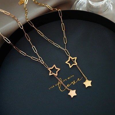 Five-Pointed Star Necklace