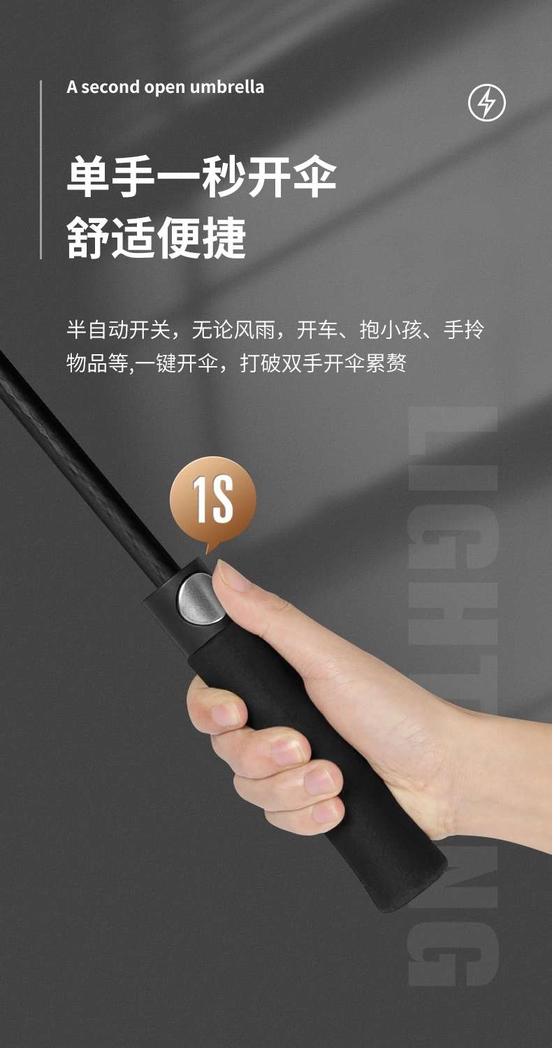 Factory direct sales of large long-handled umbrellas in stock, golf style, men's and women's advertising, customized gift orders, logo printing available detail image 1