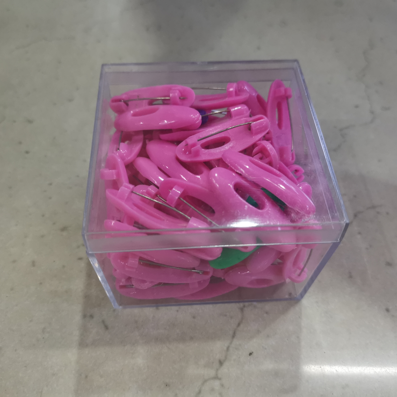 盒装本色椭圆丝巾扣