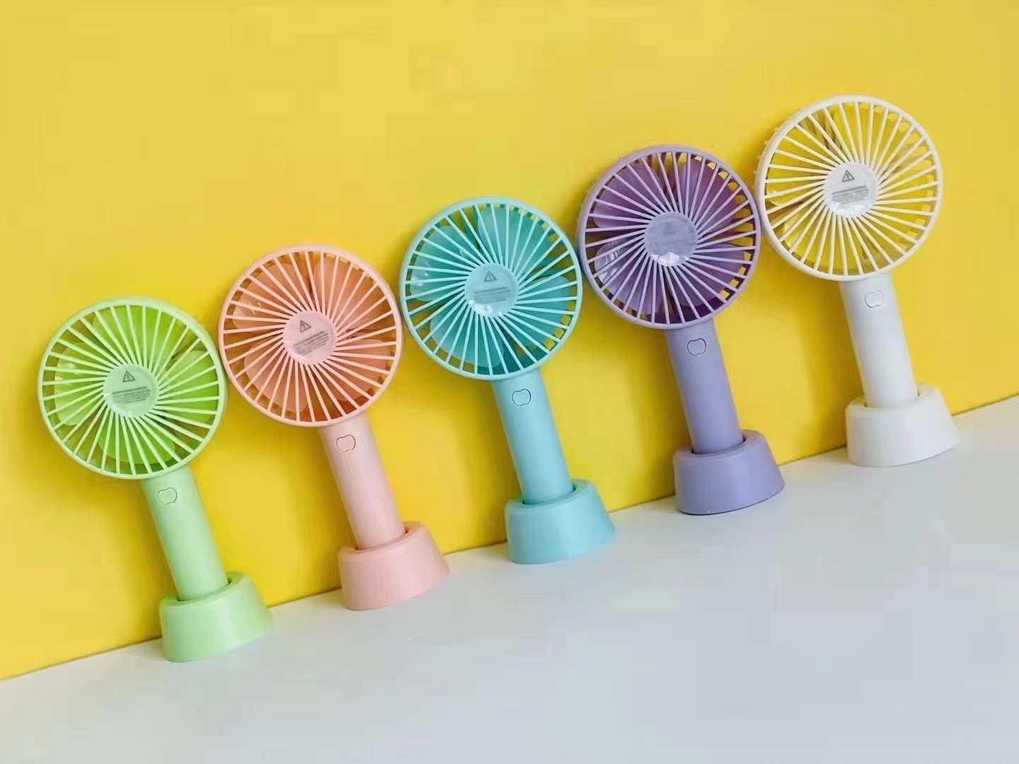Mini handheld stand fan Item Picture