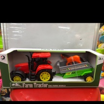 过家家玩具农夫运输车玩具带动物 玩具  儿童玩具  过家家 塑料 王明玩具 1