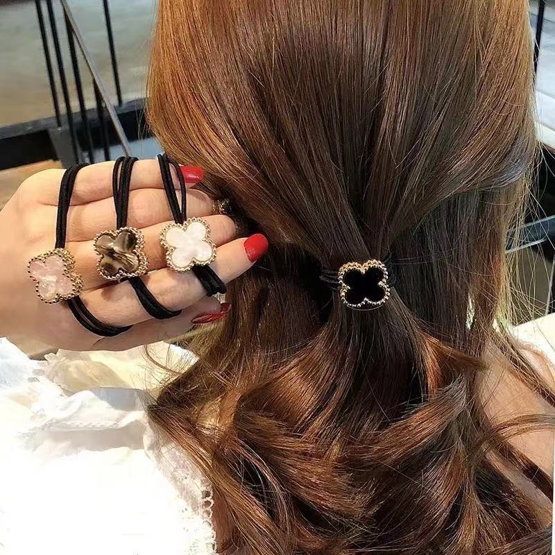 Four-Leaf Clover Scrunchie