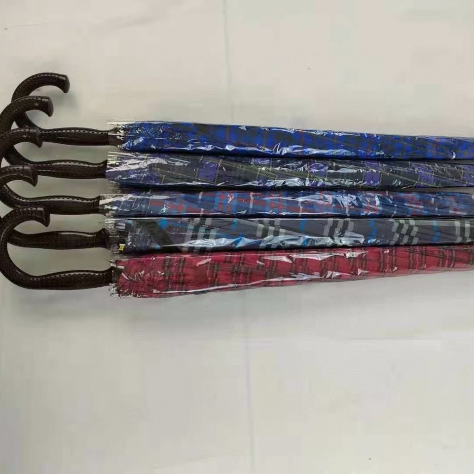 The checkered long umbrella is 10K