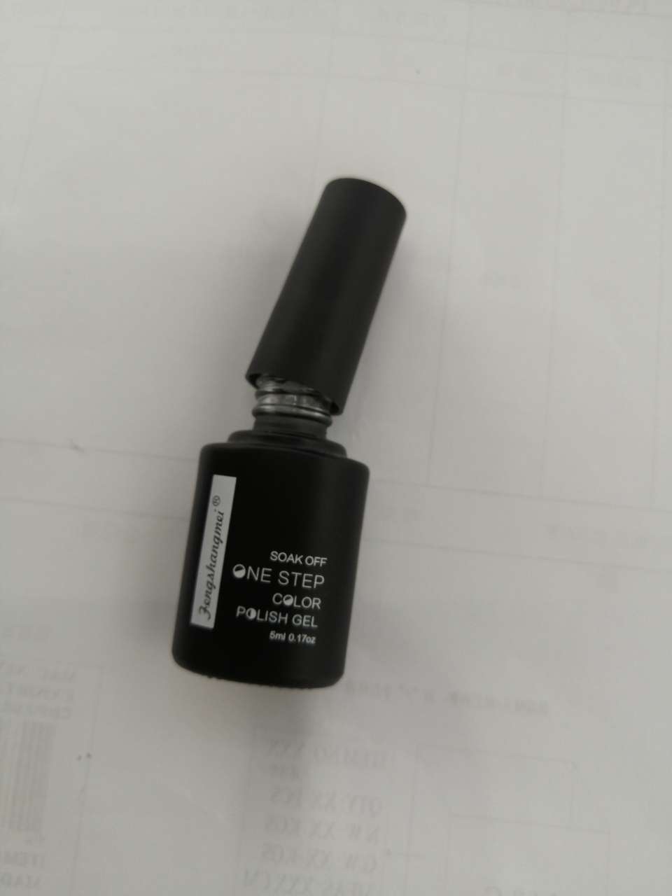 EA series 5ML bottle detachable one-step nail polish glue without sealing layer base glue QQ solid color nail polish glue exclusively for foreign trade detail image 3