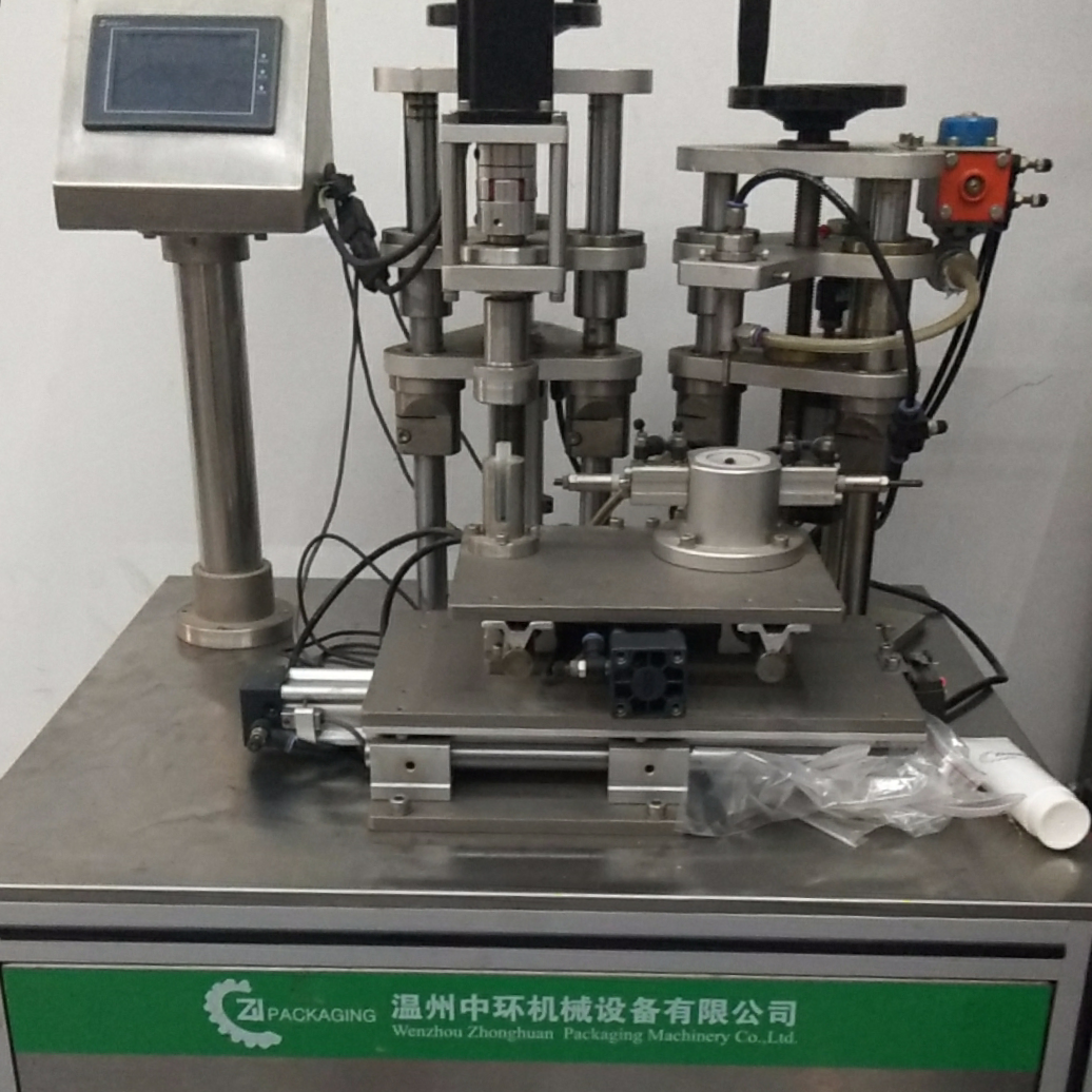 Semi-automatic nail polish filling machine