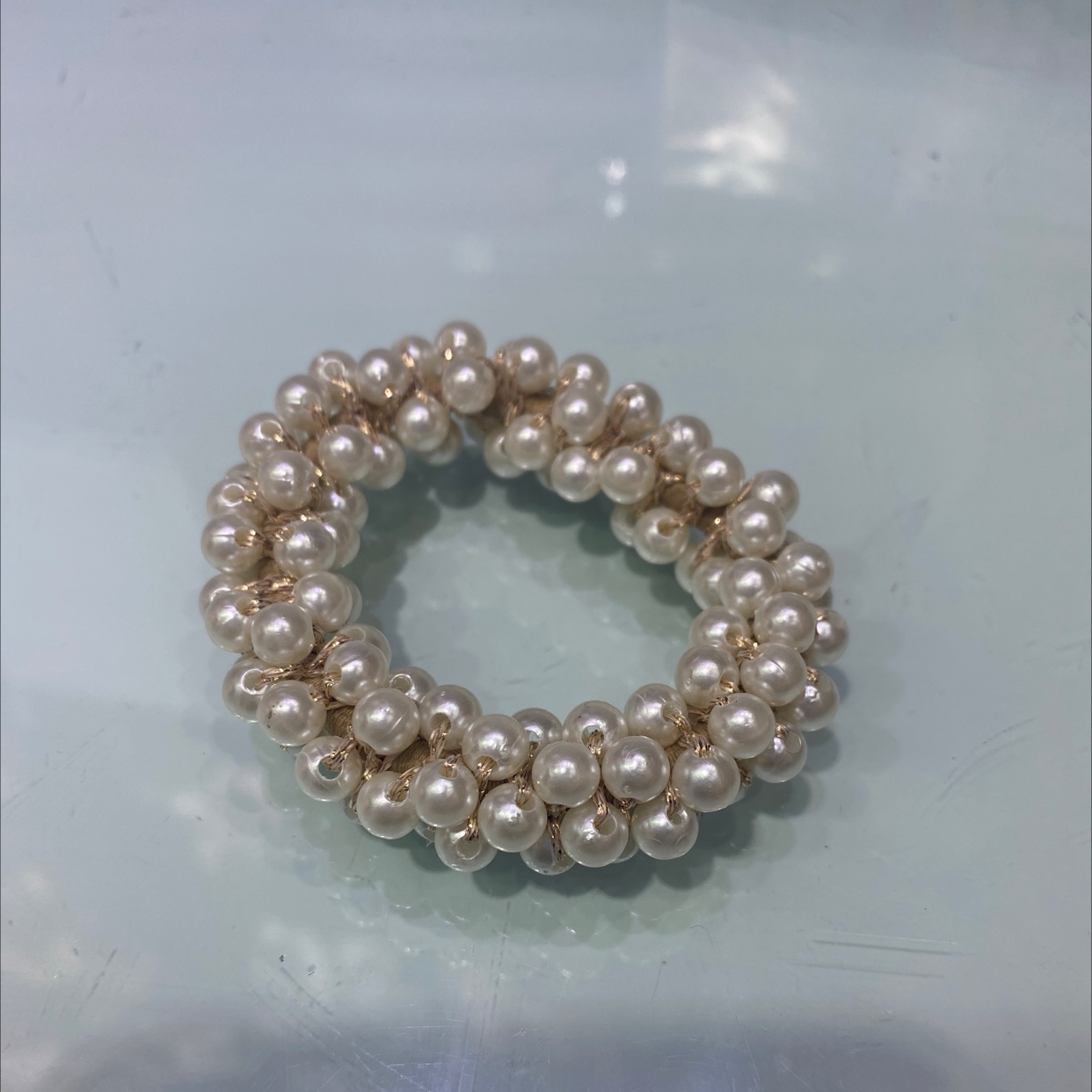 珍珠串皮筋