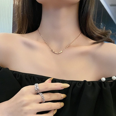 Ten Square Pieces Of Necklace