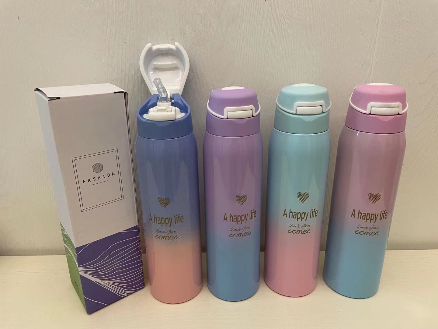 500ML straw sports insulated cup, office cup, coffee cup pic 2