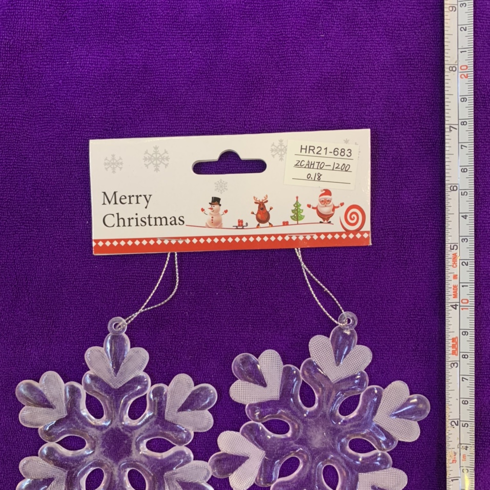 Pendant 683 Christmas Festival snowflaket-shaped pendant, Christmas tree pendant, store decoration, festival pendant, hanging decorative ball, window display pendant
