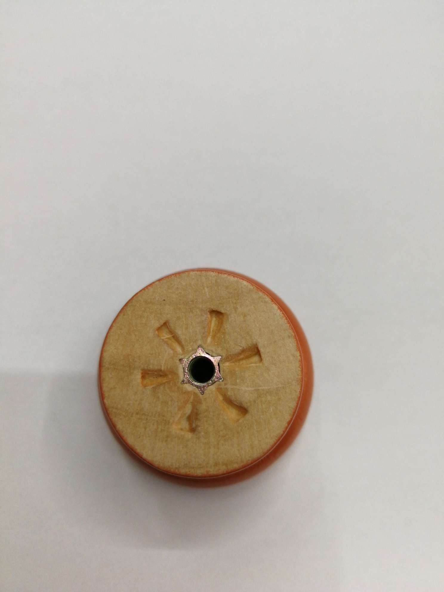 Wooden Mushroom handle Red Brown 4.0 Specification image