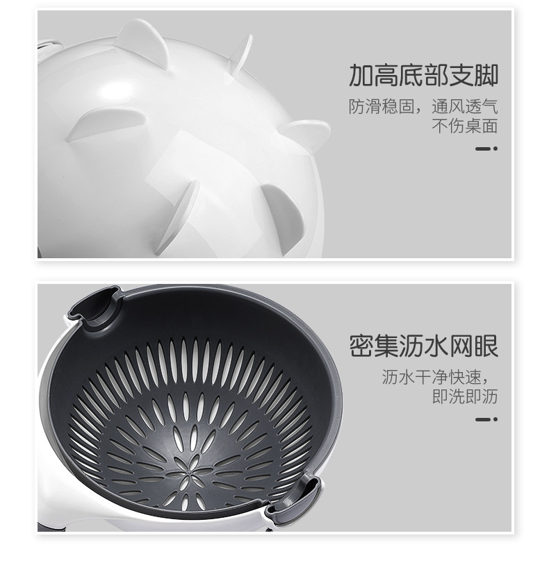 懒人 多功能切菜器 九合一家用手动圆形果蔬切长丝花式切菜厨房 神器详情图7