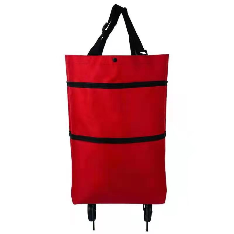 The shopping cart is convenient for buying groceries and luggage, and it is light and easy to carry onto the truck