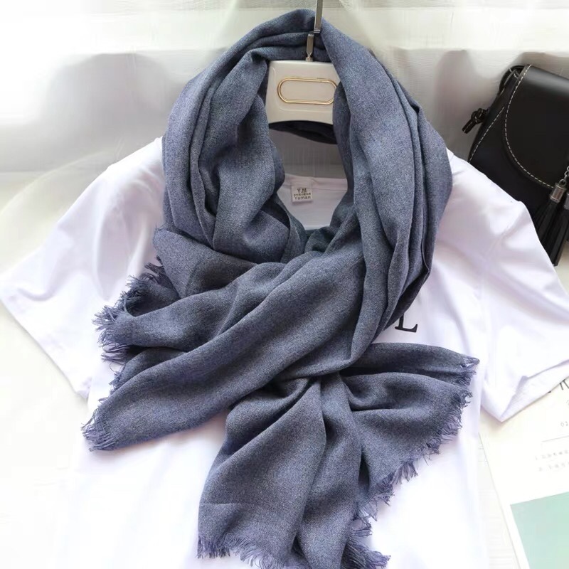 European And American Classic High-End Women's Scarf Dual Use Winter Korean Version Everything Super Warm