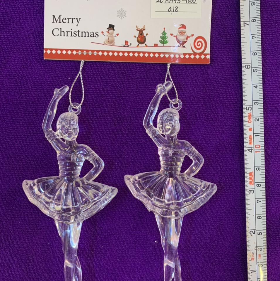 Pendant 699 Christmas Festival Ballet shoes Dancing ballet pendant Decoration Christmas Tree Pendant Store Decoration Festival Pendant Hanging Decorative Ball Window Display pendant
